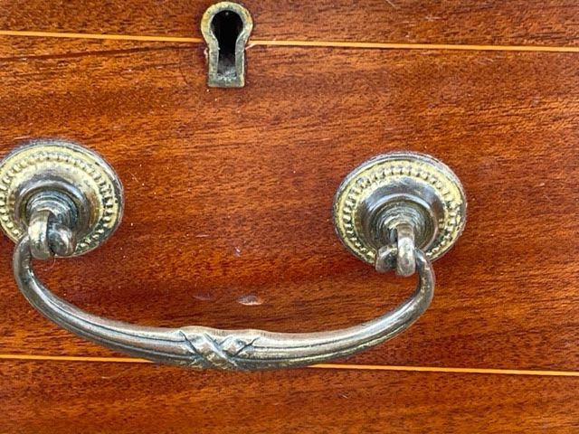 Toeletta in mogano in stile inglese