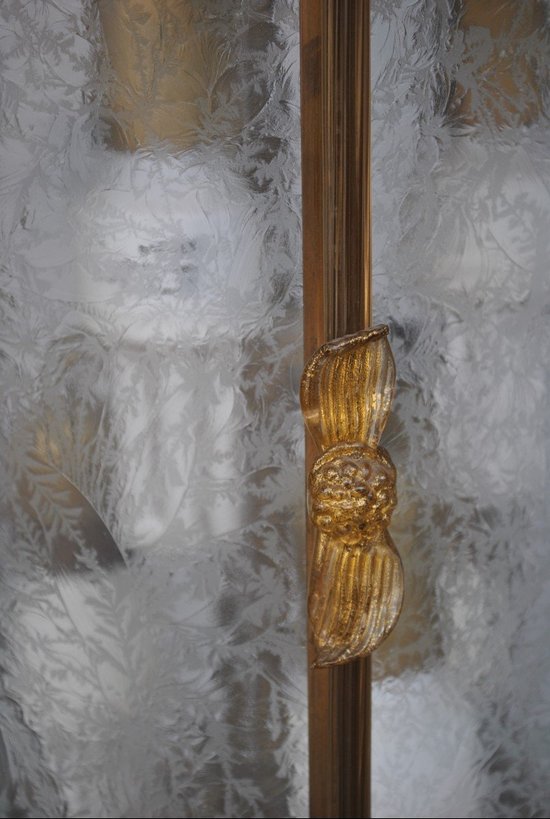 Italian Blown Glass Lantern After Murano