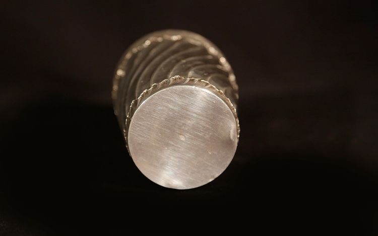 Solid silver goblet 19th century