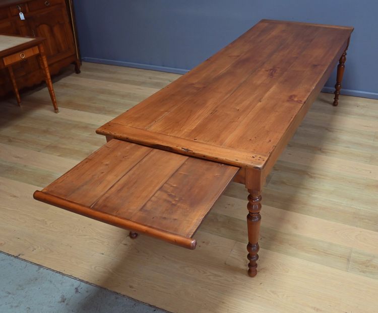 Tavolo rustico in legno di ciliegio, stile Luigi Filippo - Metà del XIX secolo