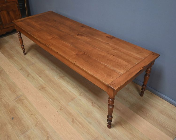 Tavolo rustico in legno di ciliegio, stile Luigi Filippo - Metà del XIX secolo