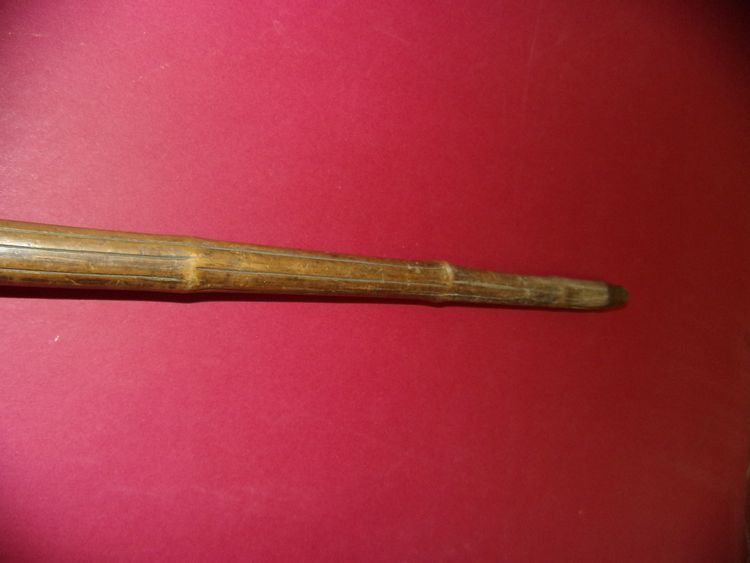 Walking cane, carved mastiff-head handle, 19th century.