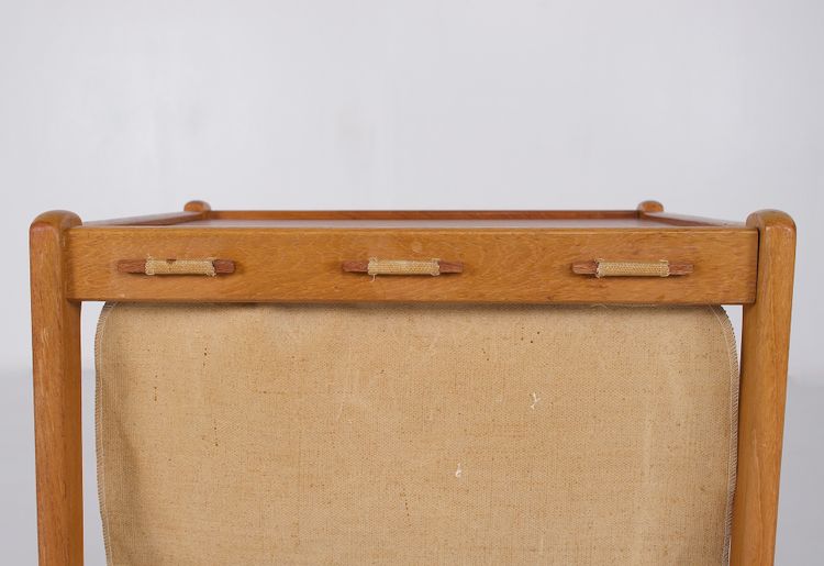 Side table/newspaper rack, teak, Denmark, 1960s.