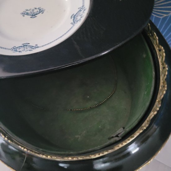 Complete Napoleon 3 planter, its Zinc tray, and its XIX Century Napoleon III bronzes