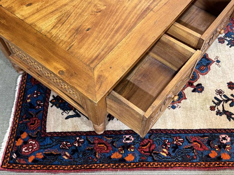 Teak coffee table, Indian manufacture from the 1970s