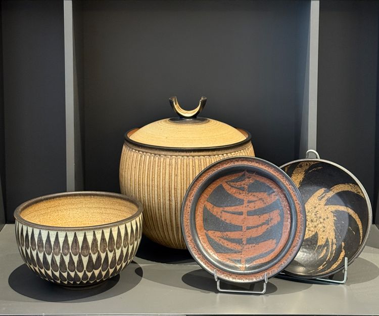 Harrison Mcintosh ensemble de 4 pièces en grès Mid-century