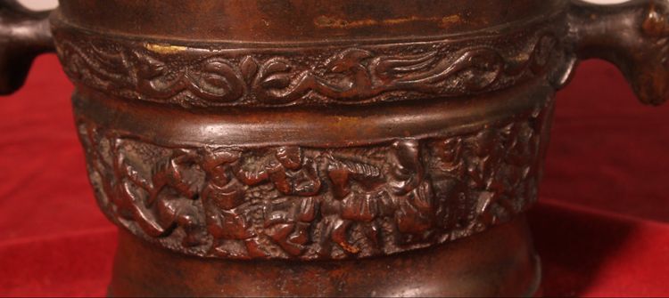 Bronze Mortar - Flanders - 16th Century, Dated 1574
