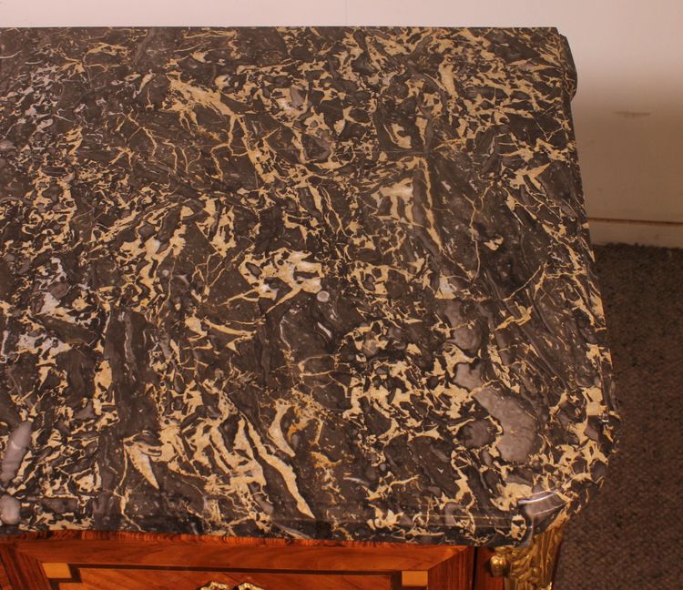 commode d'époque transition estampillée Lardin - 18°siècle