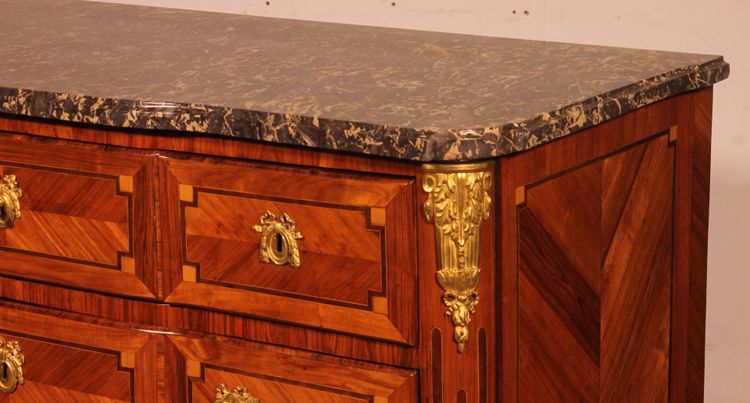 commode d'époque transition estampillée Lardin - 18°siècle