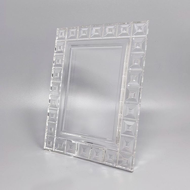 1960s Mid-Century Modern Rosenthal Heavy Crystal Picture Frame