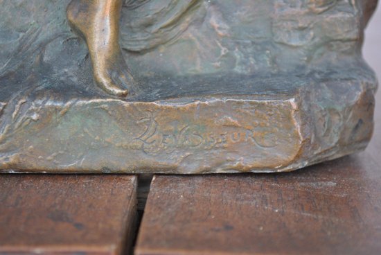 Bas Relief Bronze Legend Of The Ruins Egyptomania Levasseur