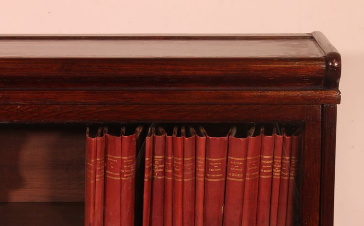 Bibliothèque Globe Wernicke En acajou De 3 éléments