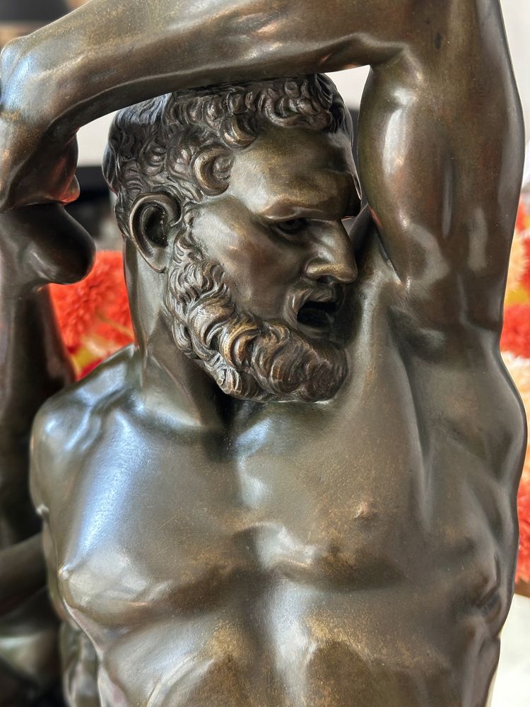 Ercole e Lichas - da Antonio Canova - Bronzo, XIX secolo