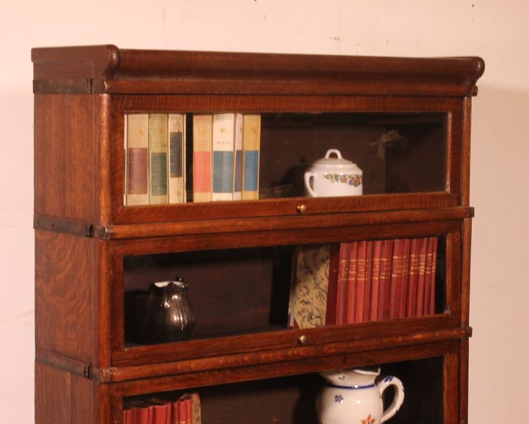 Bibliothèque Globe Wernicke En chêne De 4 éléments