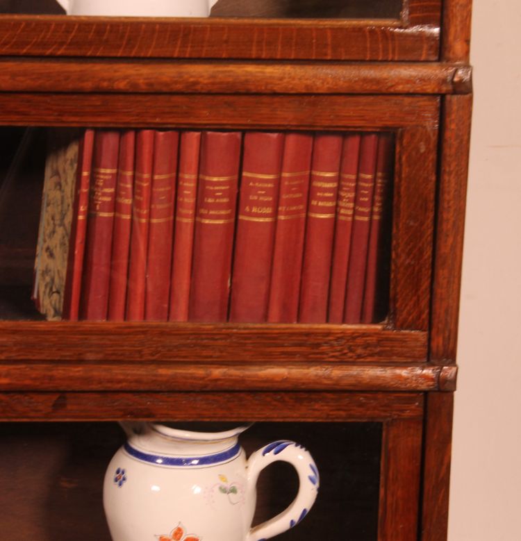 Bibliothèque Globe Wernicke En chêne De 4 éléments