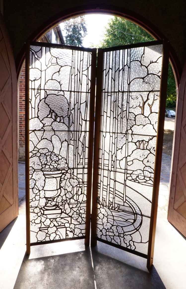 Vitrail - Vitraux - Paravent Art Déco