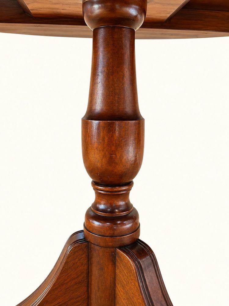 Grande Table Anglaise Extensible Acajou Style Régence Pieds Griffes Laiton