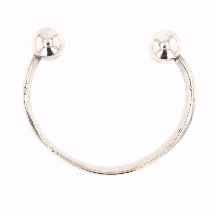 Bracelet jonc ouvert argent vintage