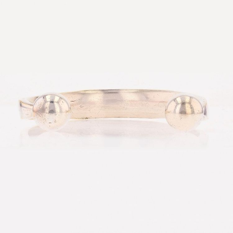 Bracelet jonc ouvert argent vintage