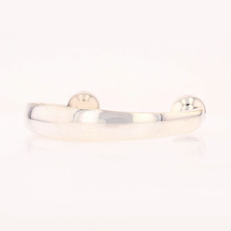 Bracelet jonc ouvert argent vintage