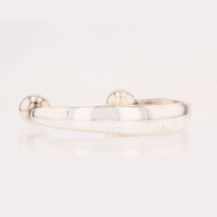 Bracelet jonc ouvert argent vintage