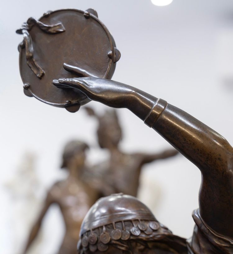 SCULTURA - ESMERALDA, EUGÈNE MARIOTON (1854-1933) - BRONZO