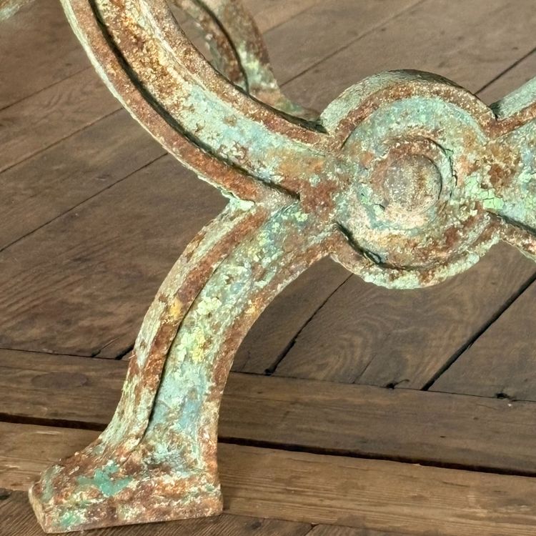 19th century cast iron garden bench