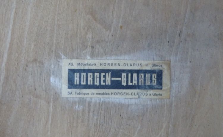 Horgen Glarus chair - Switzerland - circa 1960, golden oak, stackable