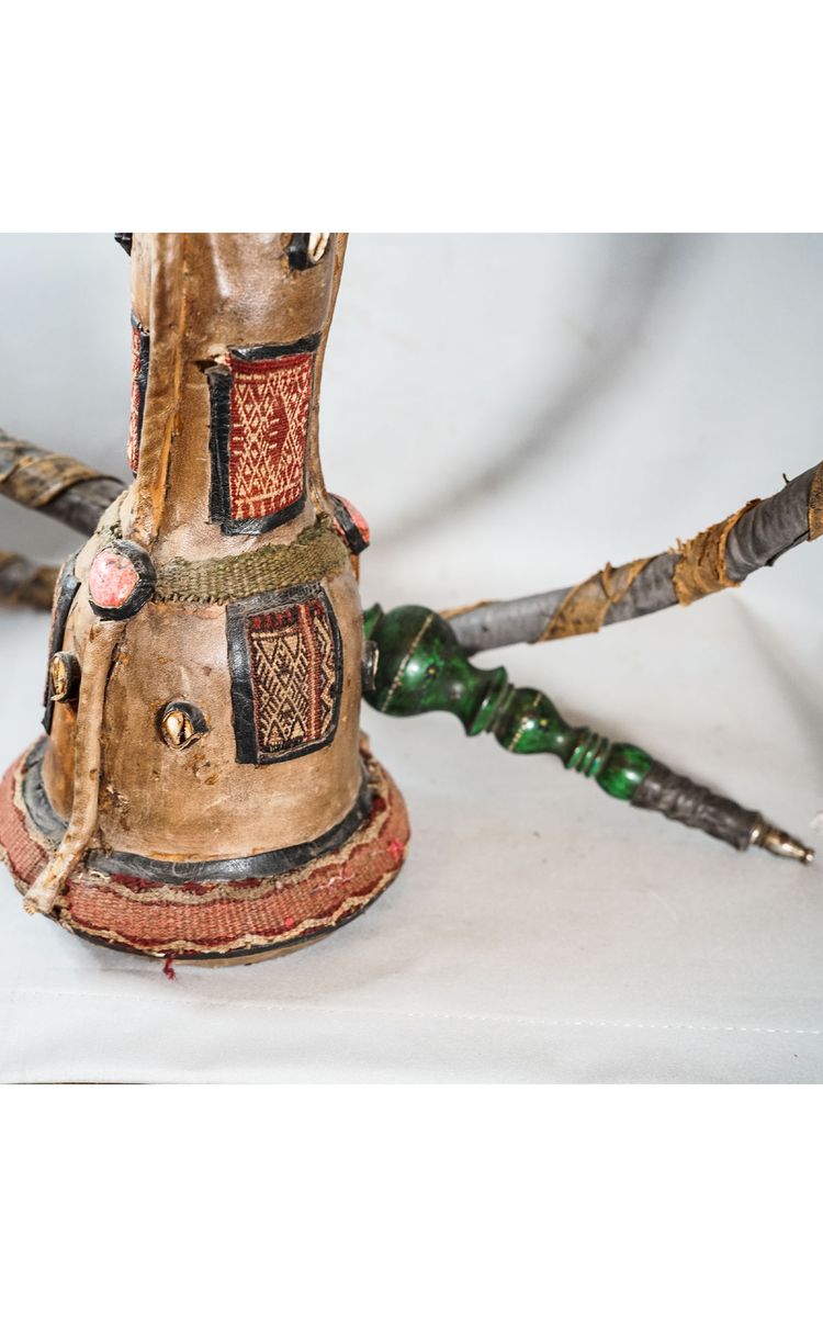 NARGUILE, cuir, sud tunisien
