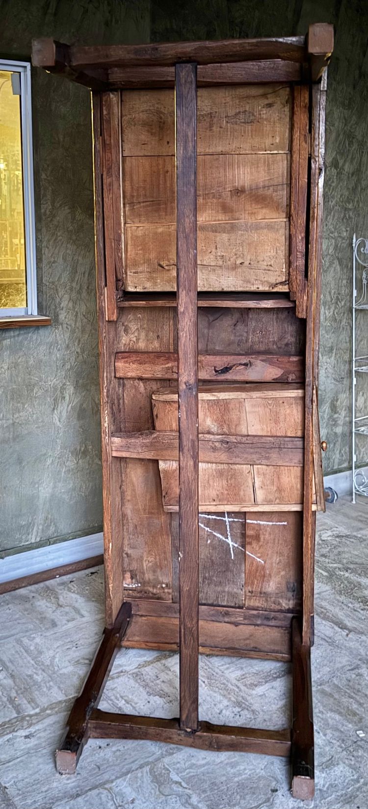 Tavolo rustico con 2 cassetti