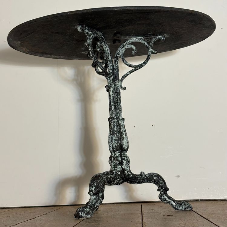 19th-century cast iron side table