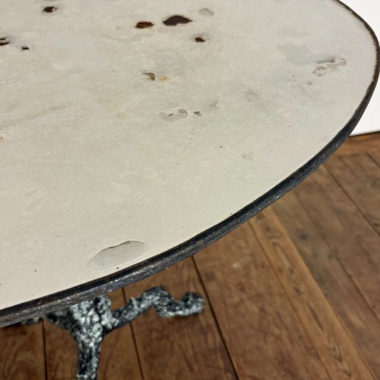 19th-century cast iron side table