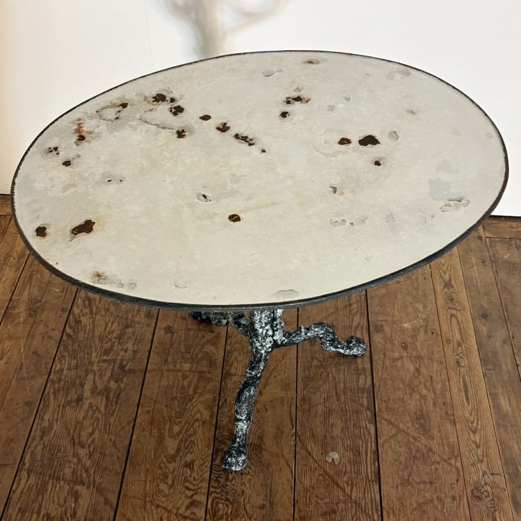 19th-century cast iron side table