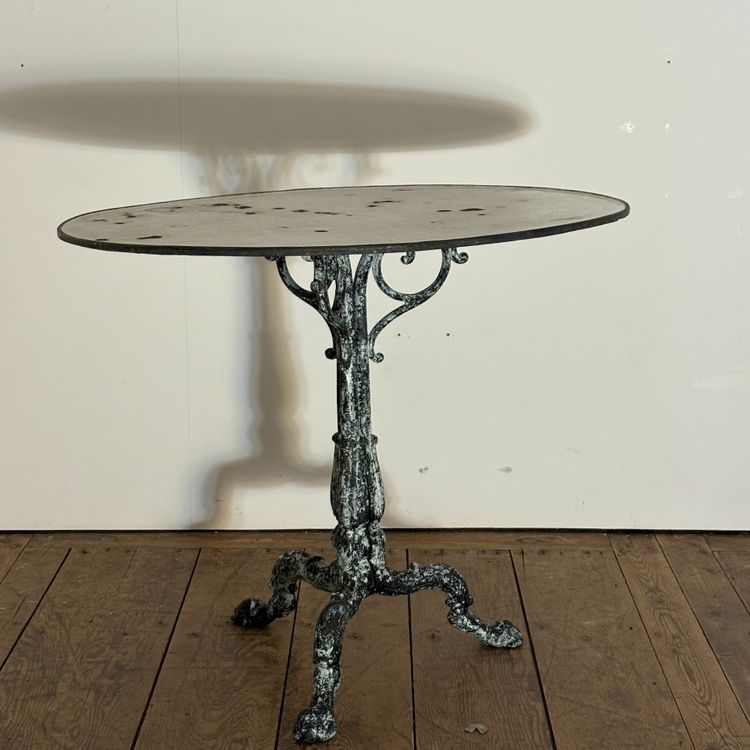19th-century cast iron side table