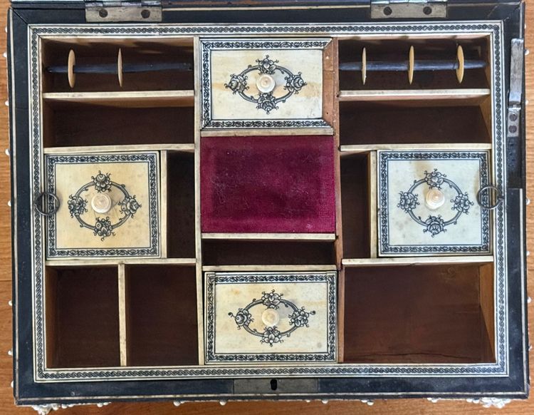 Bone marquetry box
