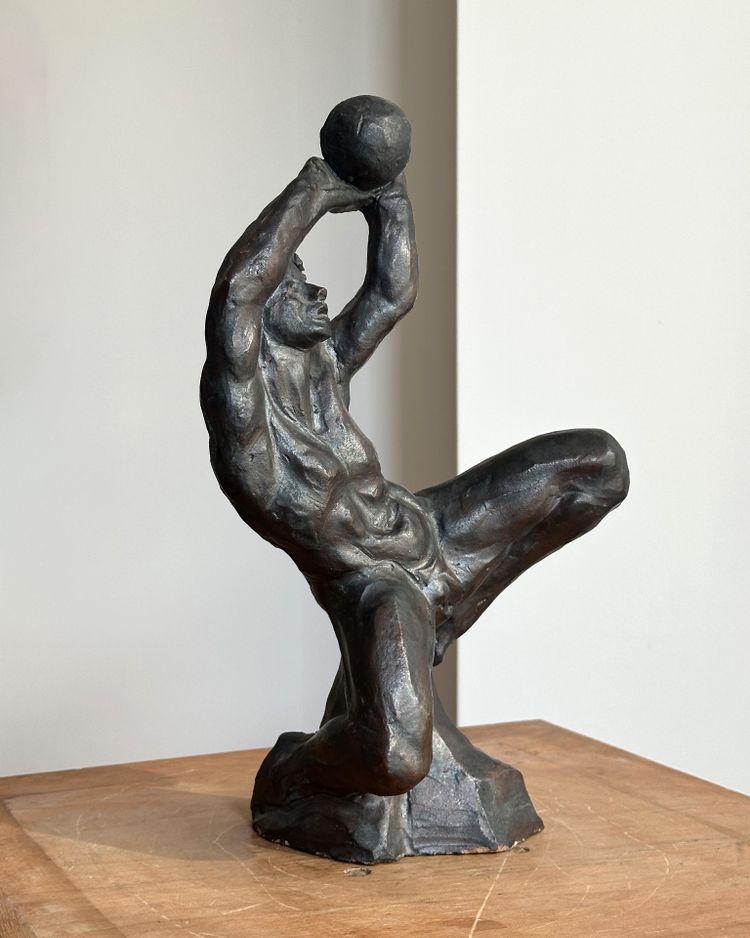 André ROZAY - Atleta con palla - Grès La Borne ca. 1960