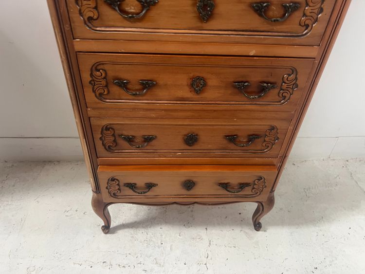 Kommode aus massivem Kirschholz im Regency-Stil des 20. Jahrhunderts