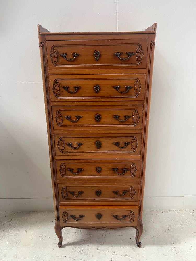 Kommode aus massivem Kirschholz im Regency-Stil des 20. Jahrhunderts