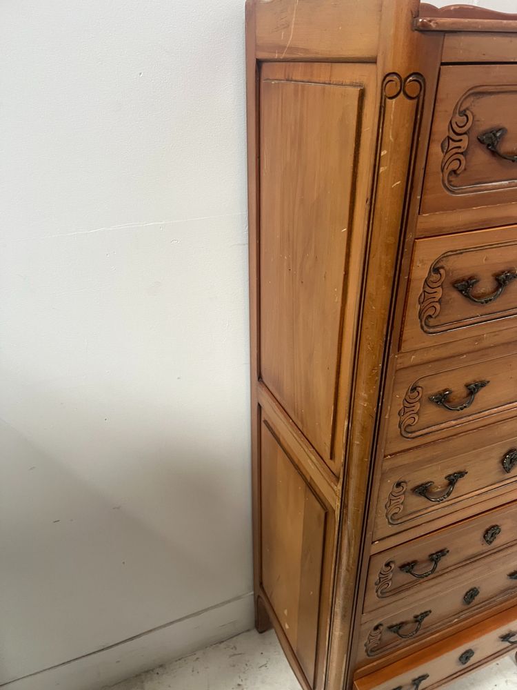 Kommode aus massivem Kirschholz im Regency-Stil des 20. Jahrhunderts