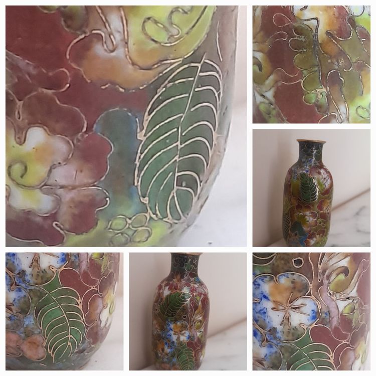 Tabacchiera in cloisonné del XVIII/XIX secolo