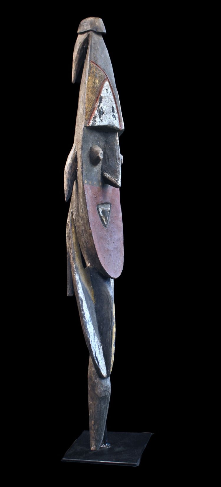 Figure de culte Yena, sculpture tribale, art tribal, art océanien, Océanie, art du Pacifique, 89cm