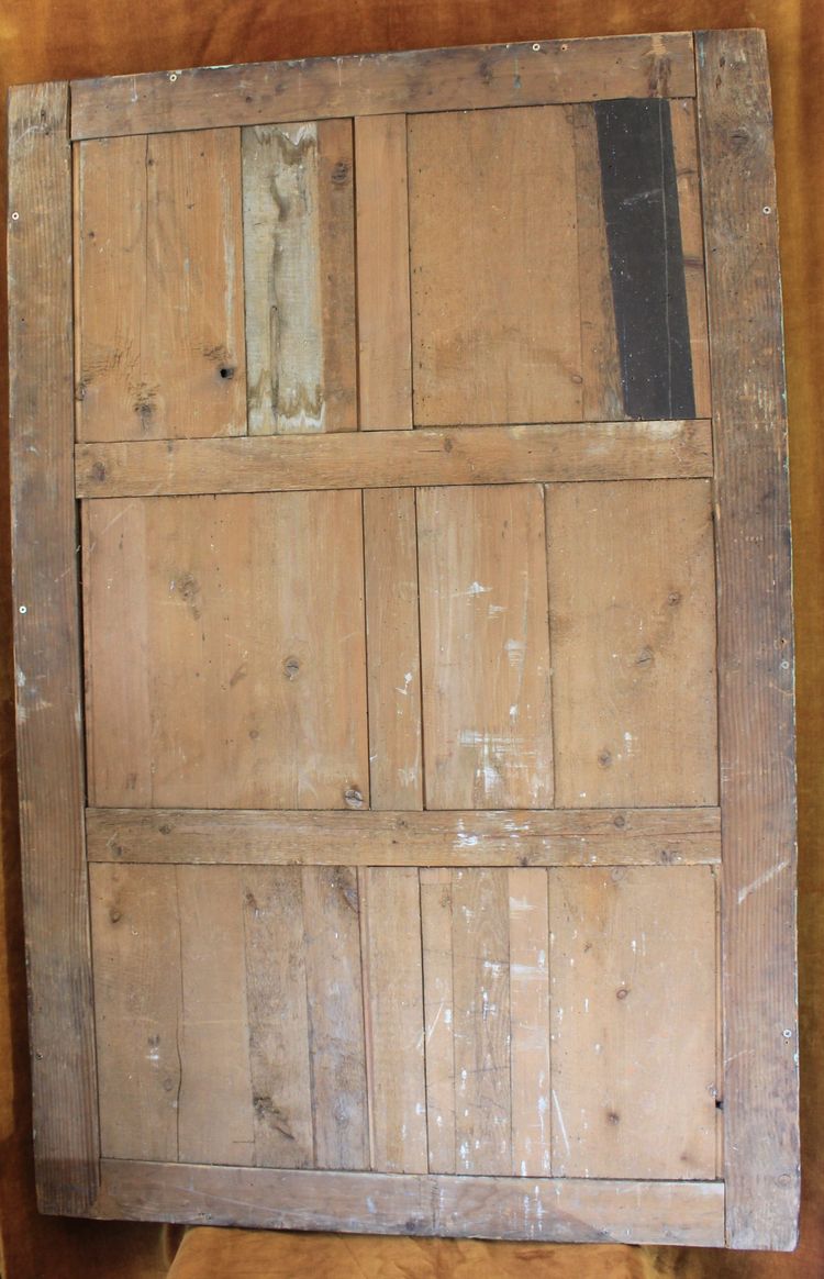 Large antique rectangular mirror, First Empire style, 100 x 155 cm