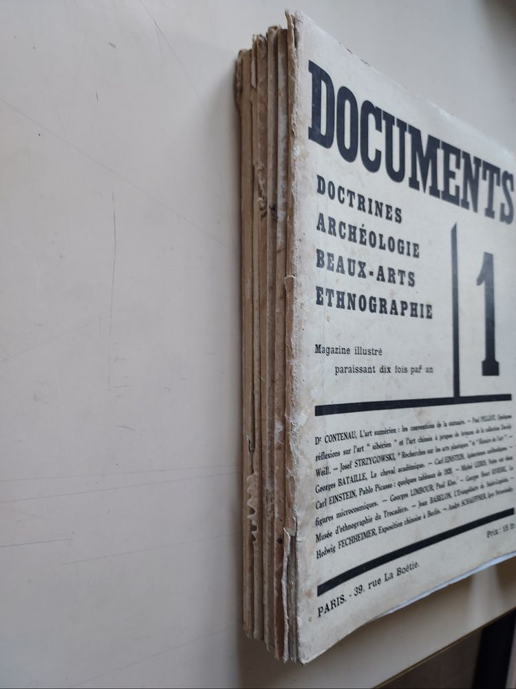 DOCUMENTS 1929-1930 Georges Bataille