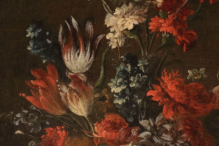 Francesco Lavagna (Neapel, 1684 – 1724) - Ein Paar Blumenstillleben