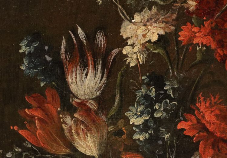 Francesco Lavagna (Neapel, 1684 – 1724) - Ein Paar Blumenstillleben