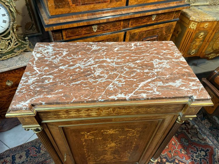 MARQUETTE-SEITENSCHRANK IM STIL LOUIS XVI - NAPOLEON III