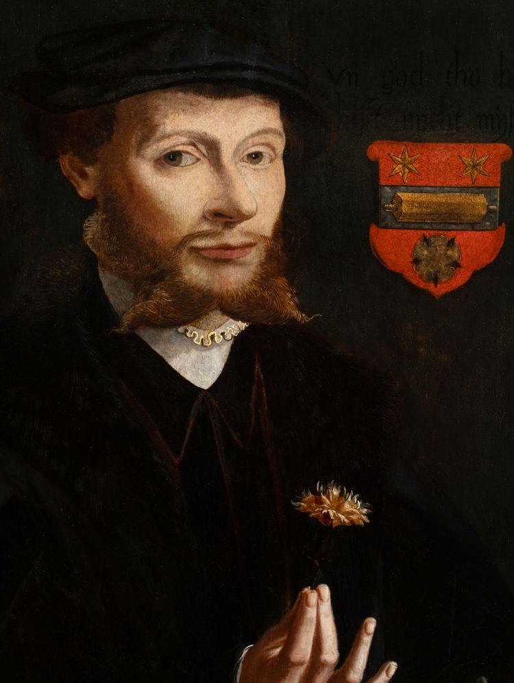 Bartholomaeus IBruyn (ca. 1493–1555) und seine Werkstatt. Jüngling mit einer Nelke.