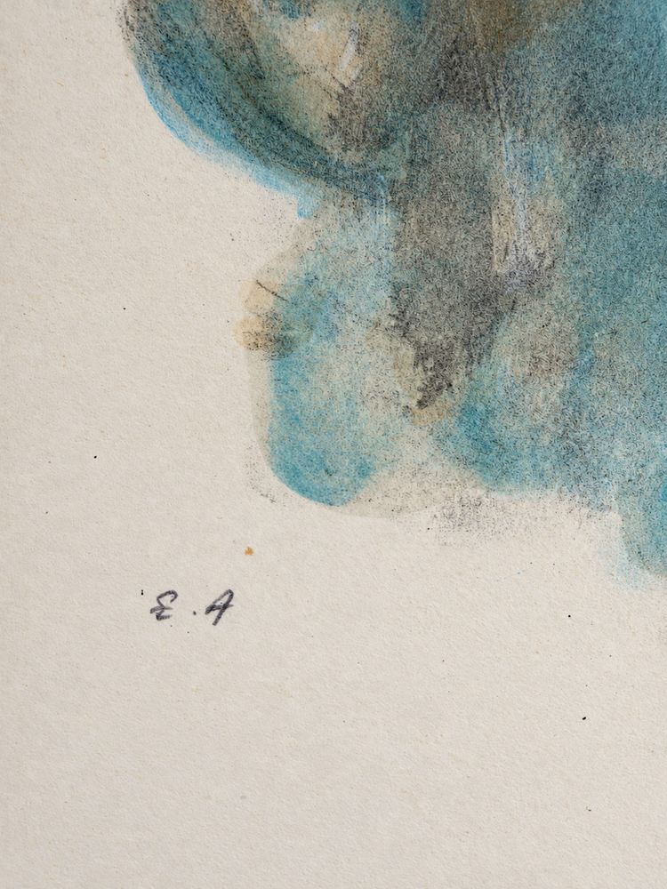 Leonor Fini — « Visage », lithographie en couleurs signée, épreuve d’artiste