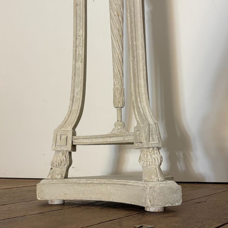 Athenian woman in carved wood, 19th century