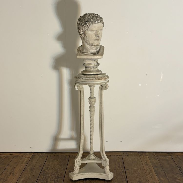 Athenian woman in carved wood, 19th century